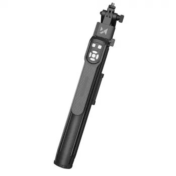 Perche à selfie Premium Wozinsky WST-360YS 1,8 m avec fonction trépied, suivi de visage IA automatique à 360°, commande par gestes - noir