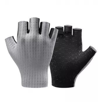 Gants de cyclisme à doigts courts respirants ROCKBROS, taille S, gris