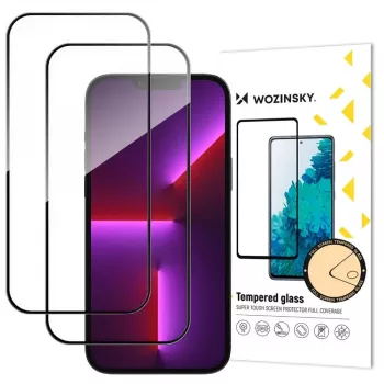 Wozinsky Verre trempé Full Glue lot de 2 pour iPhone 17 Air