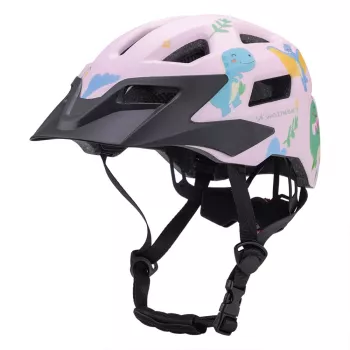Casque de VTT enfant Wozinsky avec visière amovible 52-56 cm - rose