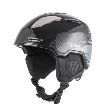 Qunature Casque de ski et snowboard 10130003003 avec protection auditive 58-61 cm noir