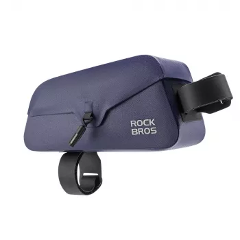 Sacoche de cadre de vélo ROCKBROS 0,9 L imperméable fermeture magnétique bleue