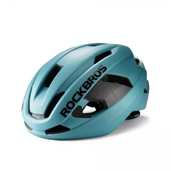 Casque de vélo ROCKBROS LK-15 Carbon Fiber 58-62 cm bleu clair