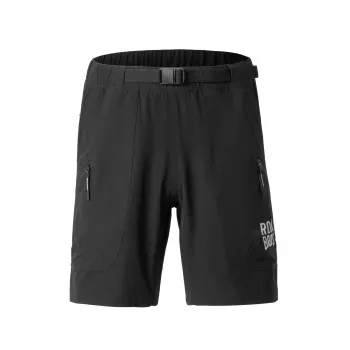 Short de cyclisme homme ROCKBROS YDDK015 avec ceinture, taille S, noir
