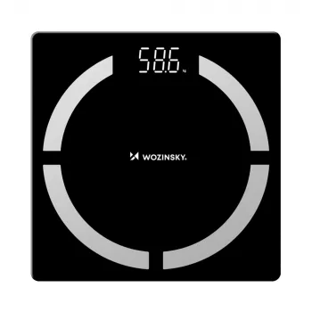Wozinsky WIWL-30 Balance connectée d'analyse corporelle Bluetooth - Noir