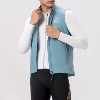 Gilet cycliste coupe-vent ROCKBROS YDMJ003 printemps/automne taille L bleu
