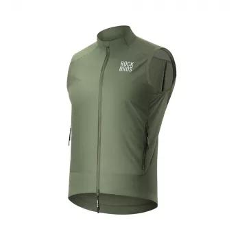 Gilet cycliste coupe-vent ROCKBROS YDMJ003 printemps/automne taille XL vert
