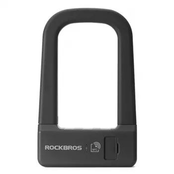Antivol en U ROCKBROS RBNS1 SMART NFC - noir