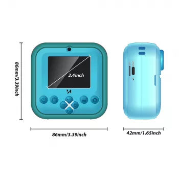 Wozinsky WDT-04 Appareil photo pour enfants avec imprimante thermique - Vert