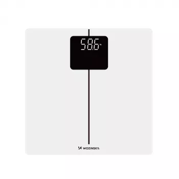 Wozinsky WIWL-180 Balance de salle de bain connectée Bluetooth, blanc
