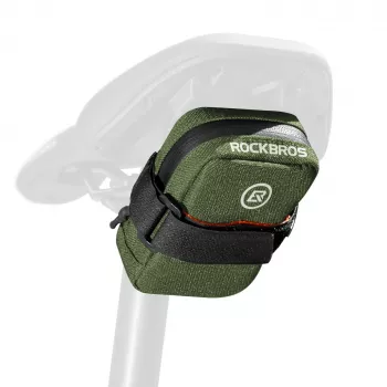 Petite sacoche de selle Rockbros F006, vert militaire