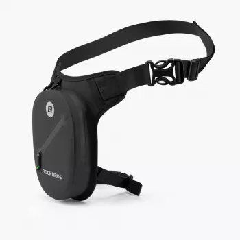 ROCKBROS AS-081 Motorcycle Thigh Bag, Black, 1 L