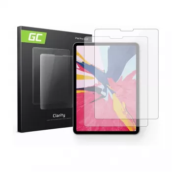 GREENCELL 2x verre trempé GC Clarity pour Apple iPad Pro 12.9 (2018/2020)
