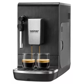 Machine à expresso Zelmer Compact Maestro ZCM8110, noire, 1050 W, 15 bars