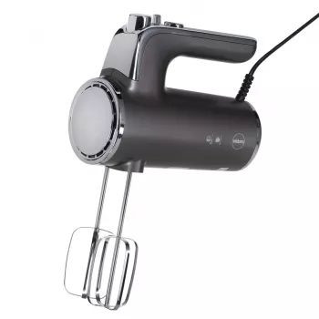 Mixeur à main Eldom R110 Robo, 400 W, 5 vitesses, fonction turbo, accessoires pour battre et mélanger, argent (R110 robo)
