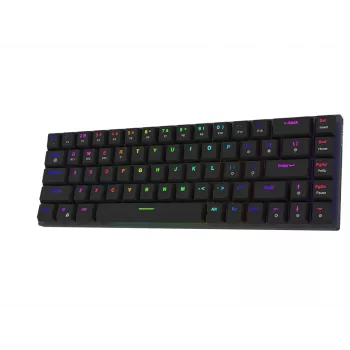 AQIRYS Agena clavier mécanique sans fil 65% Low-Profile, switches Gateron Red, noir