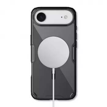Étui magnétique Nature TPU Pro Nillkin pour iPhone 17 Air - noir semi-transparent