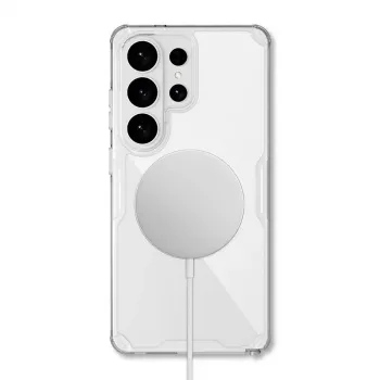 Coque Nillkin Nature TPU Pro compatible MagSafe pour Samsung Galaxy S26 Ultra - blanc