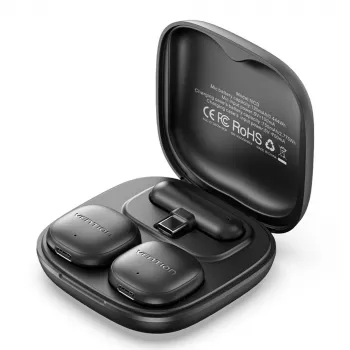 VENTION NCDB0 Clip-On Wireless Microphone with ENC & ANC, 200m Range