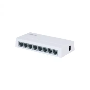 DAHUA PFS3008-8ET-L-V2 commutateur de bureau non administrable 8 ports, 8x RJ45 10/100 Mbps (sans PoE)
