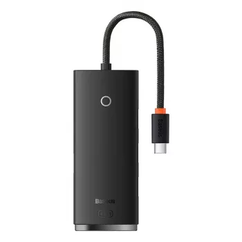 Adaptateur hub USB-C Baseus Lite Series 4x USB 3.0 25cm noir