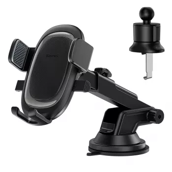 Support de téléphone pour voiture Baseus UltraControl Pro - Noir