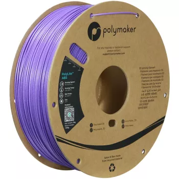 Polymaker PolyLite ABS 3D Printer Filament, 1.75 mm, 1 kg, Galaxy Purple