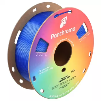 Polymaker Panchroma PLA Silk 3D Printer Filament, 1.75 mm, 1 kg, Dark Blue