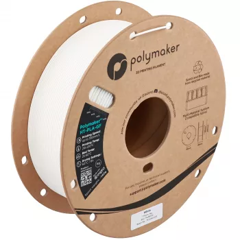 Polymaker HT-PLA-GF 3D Printer Filament, 1.75 mm, 1 kg, White