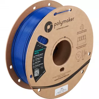 Polymaker PETG 3D Printer Filament, 1.75 mm, 1 kg, Blue (PB05006)