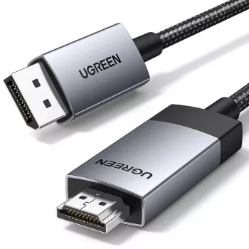 Câble adaptateur Ugreen DP119 DisplayPort vers HDMI 4K 60Hz 1m gris