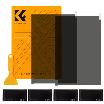 Ensemble de feuilles de film polarisant K&F Concept 2x 300x200 mm (11,8x7,9 pouces) avec accessoires KF31.076