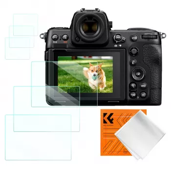 Lot de 6 protections d'écran en verre trempé 9H KF pour Nikon Z9 Z8