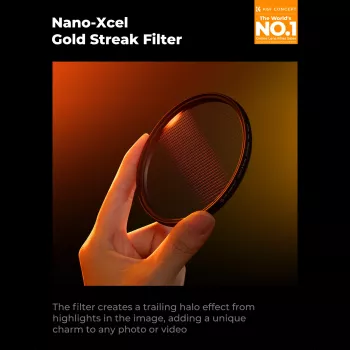 Filtre à effet Gold Streak K&F Nano-X MRC 52 mm