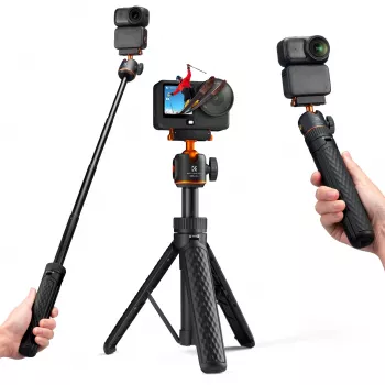 Mini trépied perche à selfie 65 cm tête 360° pour DJI Osmo Nano / Action 6 / Kf09.181