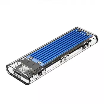 Boîtier SSD ORICO TCM2-C3 M.2 NVMe USB-C 10 Gbit/s - Bleu