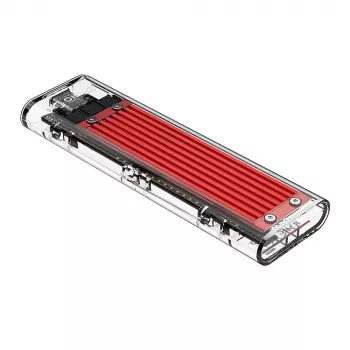 Boîtier SSD ORICO TCM2-C3 M.2 NVMe USB-C 10Gbps rouge