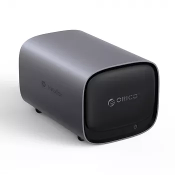 Stockage réseau ORICO NAS MetaBox Pro Home 2 baies - Gris