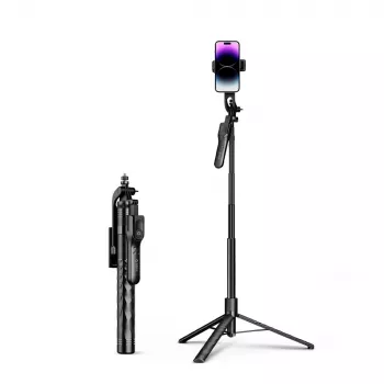 Trépied perche à selfie ORICO SPM175 avec télécommande Bluetooth 5.2, vis universelle 1/4 inch, rotation 360°, longueur max. 70 cm, noir
