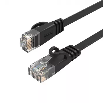 Câble Ethernet ORICO PUG-C7B CAT7 10Gbps RJ45 plat LAN Internet 15 m - Noir
