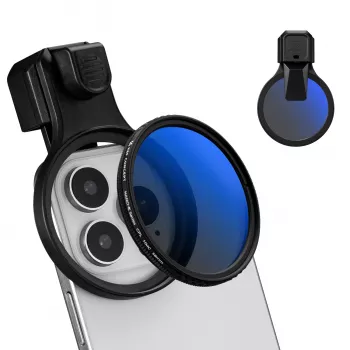 Filtre polarisant circulaire CPL KF 58 mm à clipser pour smartphone KF15.0024