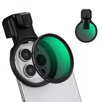 Filtre ND variable K&F Concept ND2-ND32 58 mm à clipser pour smartphone