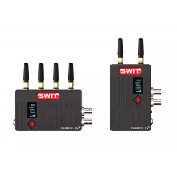 SWIT ELECTRONICS FLOW500 - Système de transmission vidéo sans fil Full HD avec récepteur et émetteur - 10,2 cm