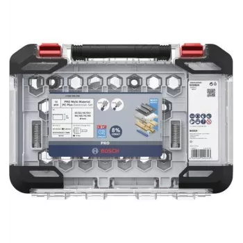 Bosch Professional Progressor Multi Material PC Plus set de scies cloches 11 pièces