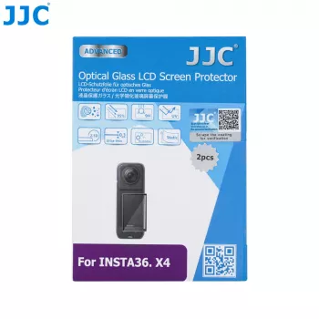 Protecteur d'écran en verre trempé JJC 2x 9H pour Insta360 X4 (GSP-X4K2)