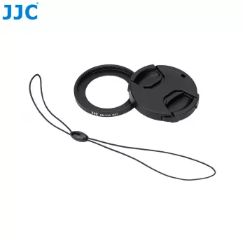 Bague adaptatrice de filtre JJC RN-V10 avec bouchon d'objectif pour Canon PowerShot V10