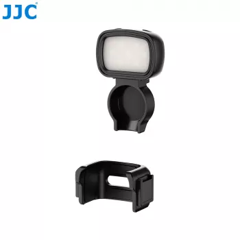 Éclairage d'appoint LED magnétique mini JJC pour DJI Osmo Pocket 3, CRI≥95, 15 LED, rechargeable USB-C