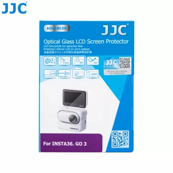 Ensemble protecteur d'écran et d'objectif en verre trempé JJC GSP-GO3 pour Insta360 GO 3