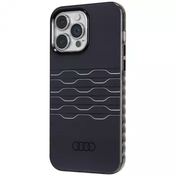 Coque rigide MagSafe Audi IML pour iPhone 14 Pro Max 6,7 pouces noire AU-IMLMIP14PM-A6/D3-BK