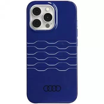 Coque rigide MagSafe Audi IML pour iPhone 13 Pro Max 6,7 pouces bleu marine